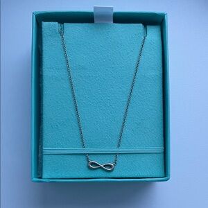 tiffany & co. infinity silver necklace